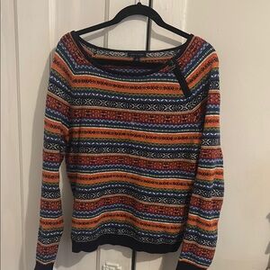 Colorful Striped Women's Sweater